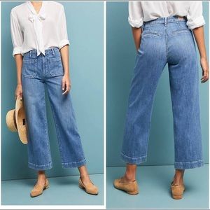 Anthropologie Paige Nellie High-Rise Culotte Jeans